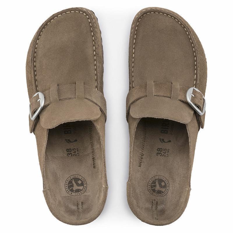 Birkenstock Buckley Ruskind Træsko Dame Brune | DK 289PJJ